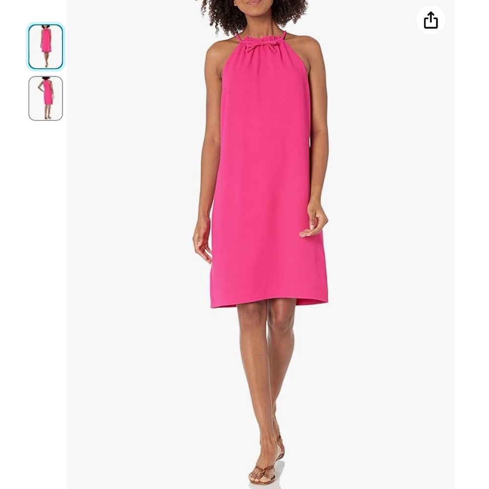 ❤️❤️NWT Trina Turk pink Katie Bow Shift Dress❤️❤️SZ6